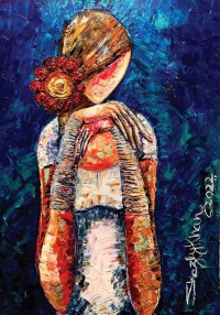 Shazly Khan, Dulhan, 30 x 42 Inch, Acrylic on Canva, Figurative Painting, AC-SZK-054